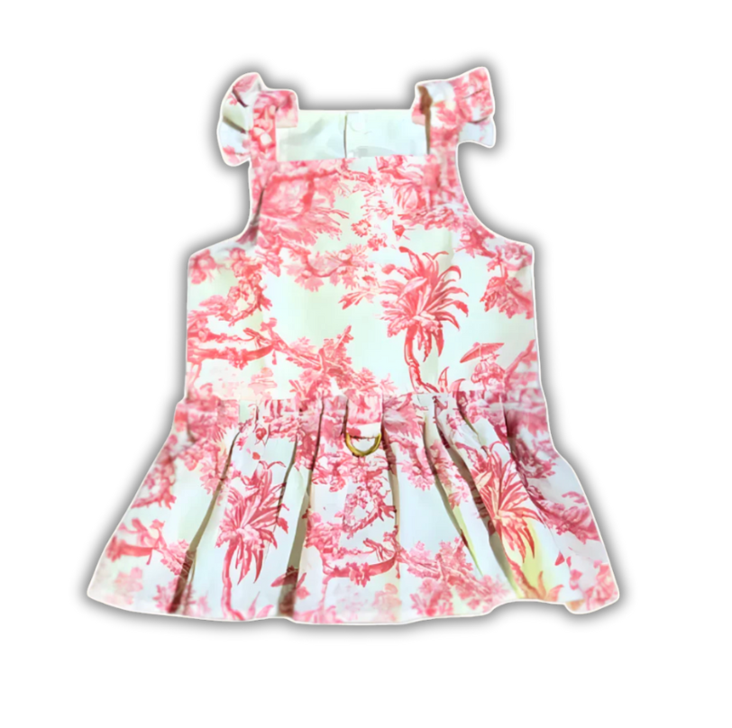 Red Toile Dress