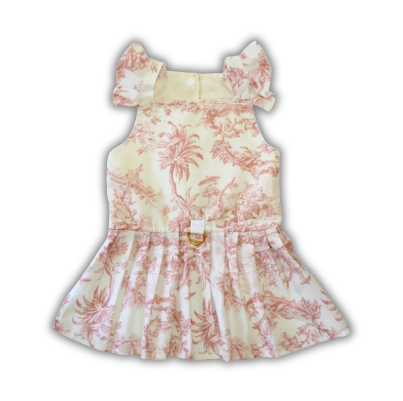 Pastel Pink Toile Dress