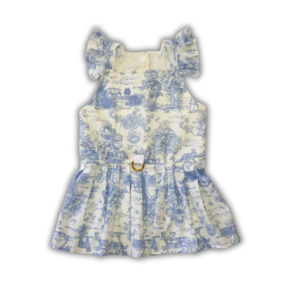 Pastel Blue Toile Dress