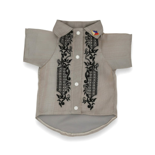 Gray Polo Barong