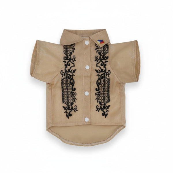 Mocha Black Polo Barong