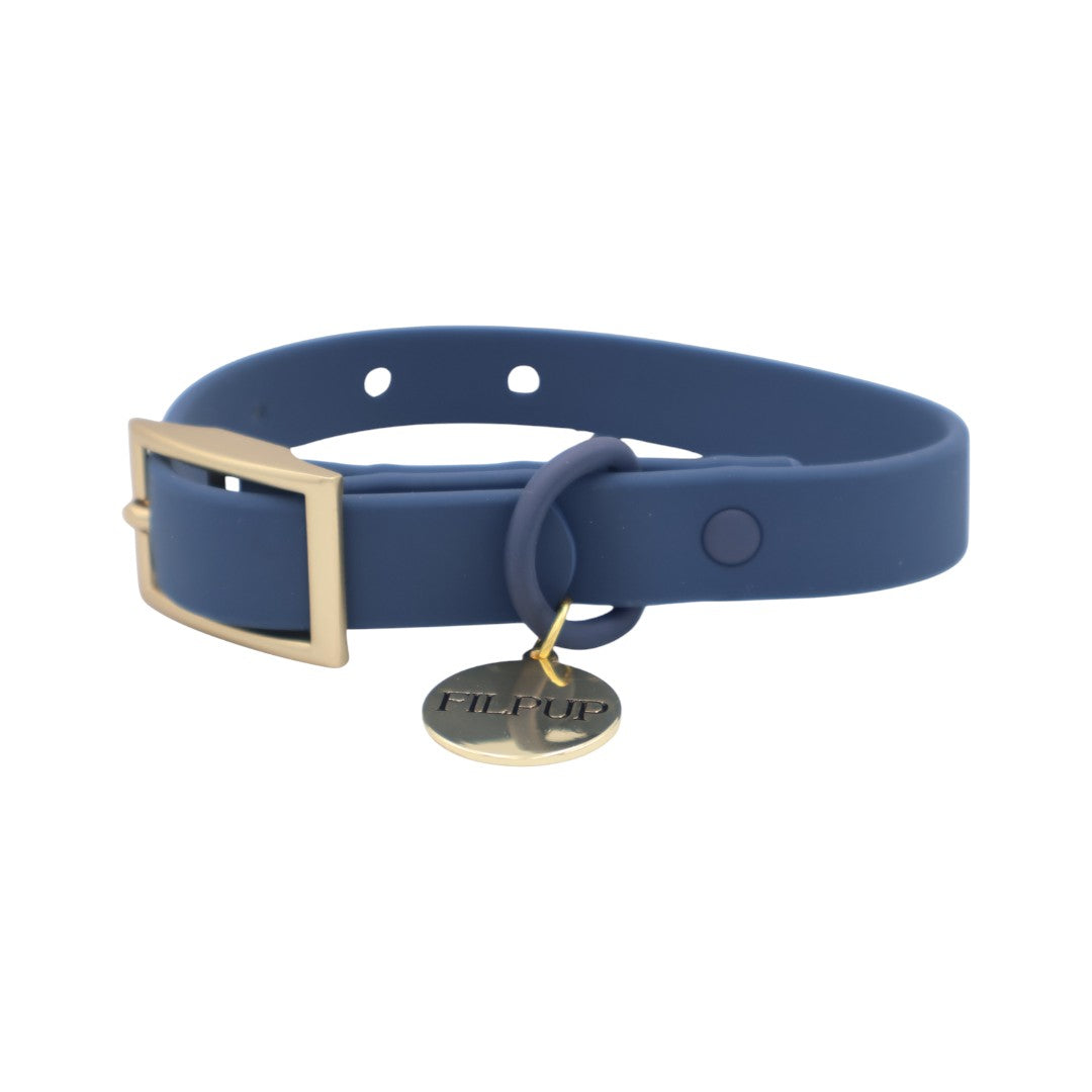 Navy Waterproof PVC Collar